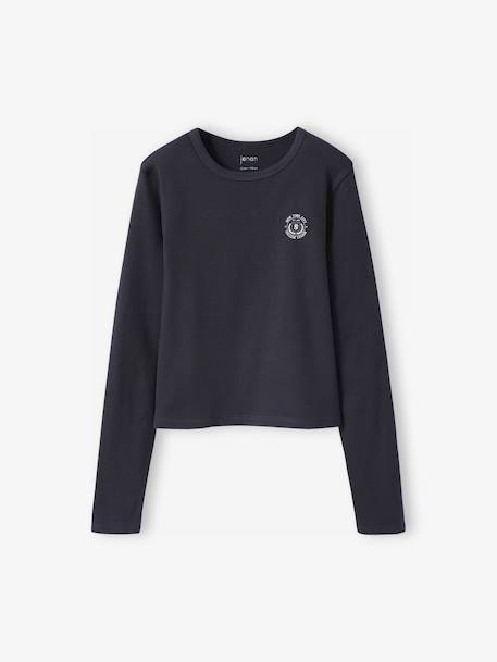 Fille-T-shirt fille cropped manches longues fille