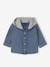 Personaliseerbaar denim hemd voor baby's met capuchon stone - vertbaudet enfant 