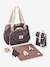 Sac à langer Genève II BLEU MARINE+gris chiné+marron imprimé+Vert sauge - vertbaudet enfant 