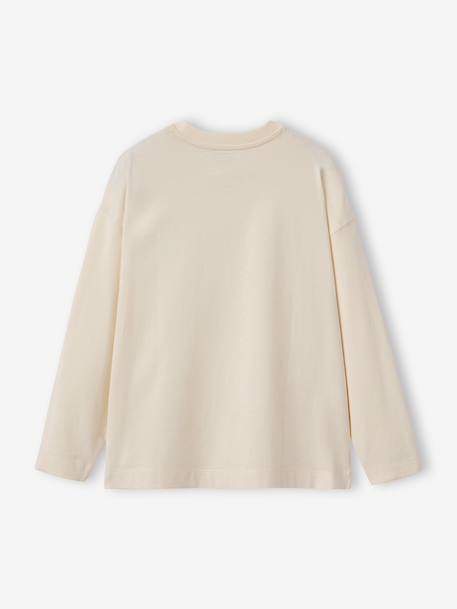 Set van 2 t-shirts met verwassen effect voor jongens JONEN ecru - vertbaudet enfant 