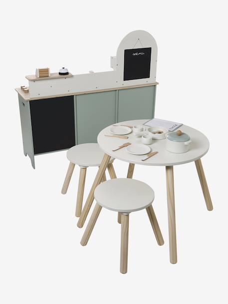 Restaurant en bois FSC® vert sauge - vertbaudet enfant 