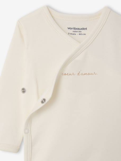 Ensemble naissance 6 pièces avec valisette maternité écru - vertbaudet enfant 