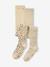 Set van 2 paar panty's voor meisjes goudbeige - vertbaudet enfant 