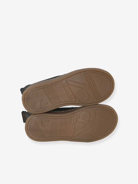 Leren meisjeslaarzen brons+goud+groen+kameel+marineblauw+veel bruin - vertbaudet enfant 