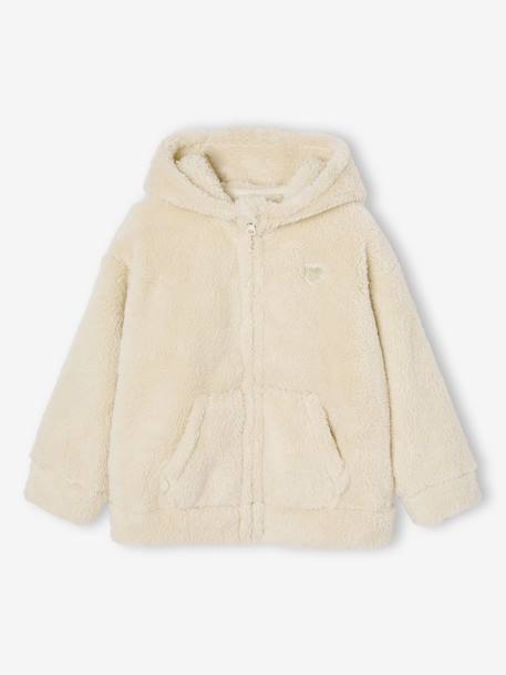 Cocooning vestje voor meisjes Nacht ecru - vertbaudet enfant 