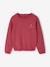 Pull fille personnalisable framboise+gris chiné+marine+vert de gris - vertbaudet enfant 