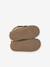 Babyslofjes van zacht leer met antislip blauw+bruin+chocoladebruin+felblauw+groen+jeansblauw+karamel+okergeel+saliegroen+veel bruin+zandbeige - vertbaudet enfant 