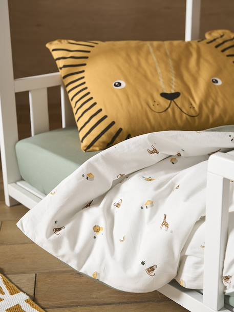 Kussensloop Mon petit lion CAMEL - vertbaudet enfant 