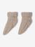 3-delig babypakje met gebreide trui + broek + sokken gemêleerd beige - vertbaudet enfant 
