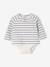 Set van 2 body's babypakje 2-in-1 gemêleerd grijs - vertbaudet enfant 