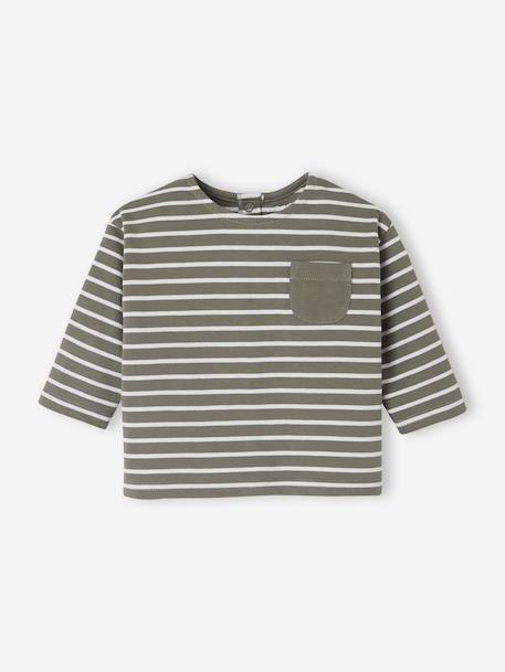 Bébé-Tee-shirt rayé bébé manches longues