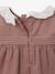 Ensemble naissance robe en velours + collants blush - vertbaudet enfant 
