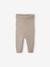 Ensemble 3 pièces naissance en tricot pull + pantalon + chaussettes beige chiné - vertbaudet enfant 