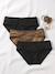 Lot 3 culottes de grossesse noir - vertbaudet enfant 