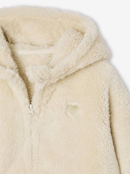 Cocooning vestje voor meisjes Nacht ecru - vertbaudet enfant 