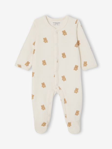 Ensemble naissance 6 pièces avec valisette maternité écru - vertbaudet enfant 