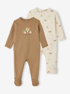 Bébé-Pyjama, surpyjama-Lot de 2 pyjamas bébé garçon naissance transformables