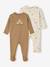 Lot de 2 pyjamas bébé garçon naissance transformables écru - vertbaudet enfant 