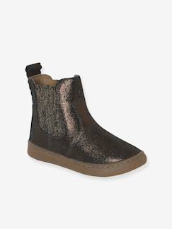 Chaussures-Chaussures fille 23-38-Boots, bottines-Boots fille cuir zippées