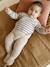 3-delig babypakje met gebreide trui + broek + sokken gemêleerd beige - vertbaudet enfant 