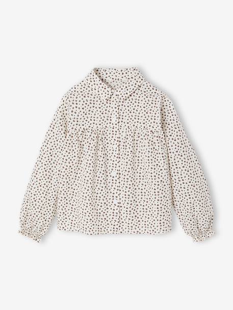 Fille-Chemise, blouse, tunique-Chemise fille imprimée