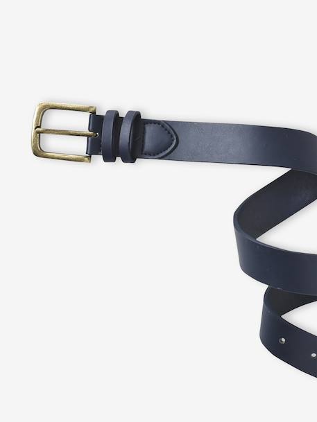 Ceinture classique garçon brun+marine - vertbaudet enfant 