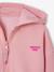 Sweat court zippé fille marine+rose - vertbaudet enfant 