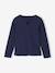 T-shirt met lange mouwen voor meisjes donkerpaars+marineblauw - vertbaudet enfant 