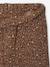 Legging fille large polaire marine+marron imprimé - vertbaudet enfant 