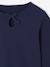 T-shirt met lange mouwen voor meisjes donkerpaars+marineblauw - vertbaudet enfant 