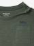 T-shirt bébé Basics personnalisable manches longues boutonné sur l'épaule vert - vertbaudet enfant 