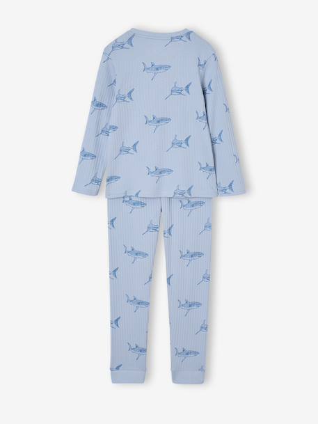 Set van 2 jongenspyjama's Haai marineblauw - vertbaudet enfant 