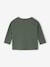 T-shirt bébé Basics personnalisable manches longues boutonné sur l'épaule vert - vertbaudet enfant 