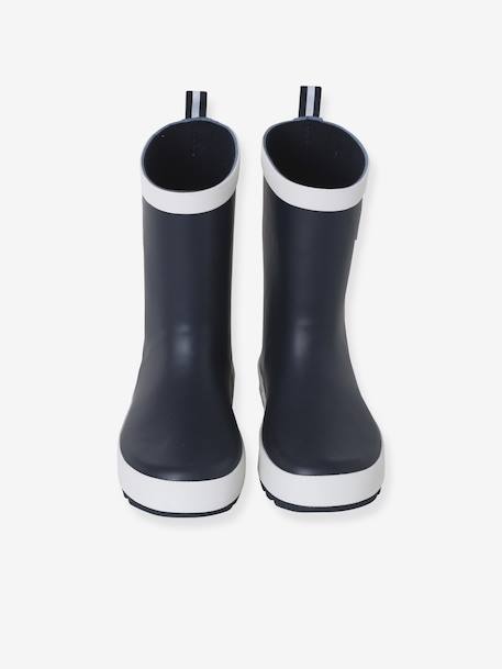 Bottes de pluie caoutchouc enfant marine - vertbaudet enfant 