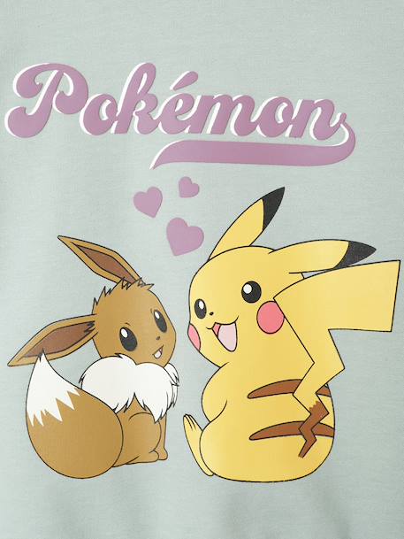 Sweat Pokemon fille bleu grisé - vertbaudet enfant 