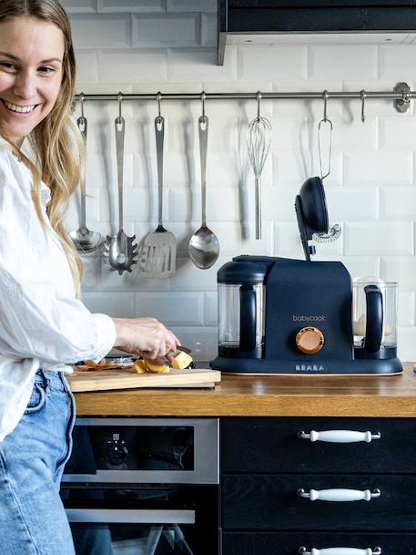 Robot 6 en 1 Babycook duo bleu nuit+vert - vertbaudet enfant 