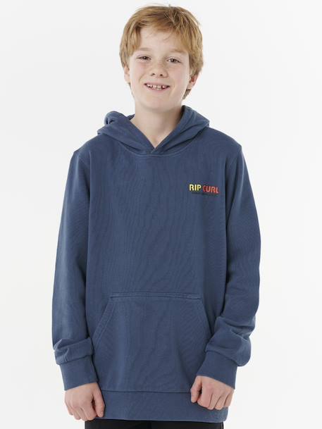 Sweat à capuche surf revival Line up marine - vertbaudet enfant 