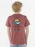 T-shirt jongen Search Icon RIP CURL terracotta - vertbaudet enfant 