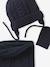 Ensemble Bonnet Snood Moufles Bébé Garçon encre - vertbaudet enfant 