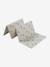 Waterdichte mat voor motoriek beige+ecru+groen+rozen - vertbaudet enfant 