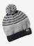 Coffret Noël bonnet Urban Park + snood + moufles/gants garçon gris chiné - vertbaudet enfant 