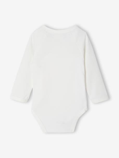 Coffret semainier de 7 bodies naissance mixte avec messages écru - vertbaudet enfant 