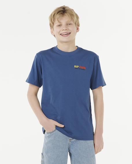 Tee-shirt Surf Revival bleu - vertbaudet enfant 