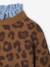 Babytrui met luipaardprint chambray bruin - vertbaudet enfant 