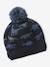 Babyset voor jongens muts + snood + wanten/handschoenen « Dinos » marineblauw - vertbaudet enfant 
