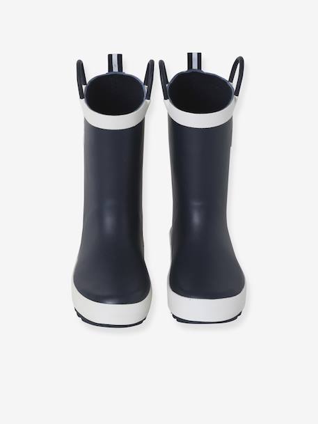 Regenlaarzen rubber kind collectie kleuterschool marineblauw - vertbaudet enfant 