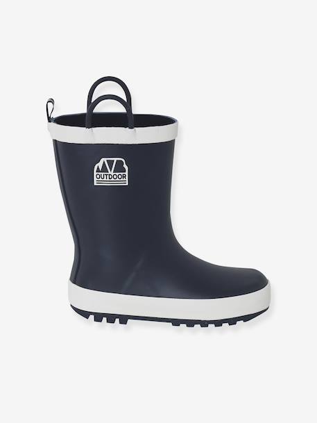 Regenlaarzen rubber kind collectie kleuterschool marineblauw - vertbaudet enfant 