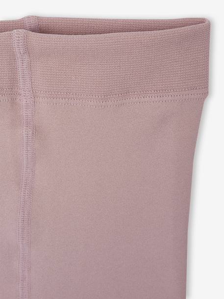 Leggings maille polaire fille bleu+gris chiné+gris perle+mauve+noir - vertbaudet enfant 
