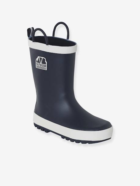 Regenlaarzen rubber kind collectie kleuterschool marineblauw - vertbaudet enfant 