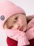 Gebreide kindermuts met fleecevoering PETIT BATEAU rozen - vertbaudet enfant 